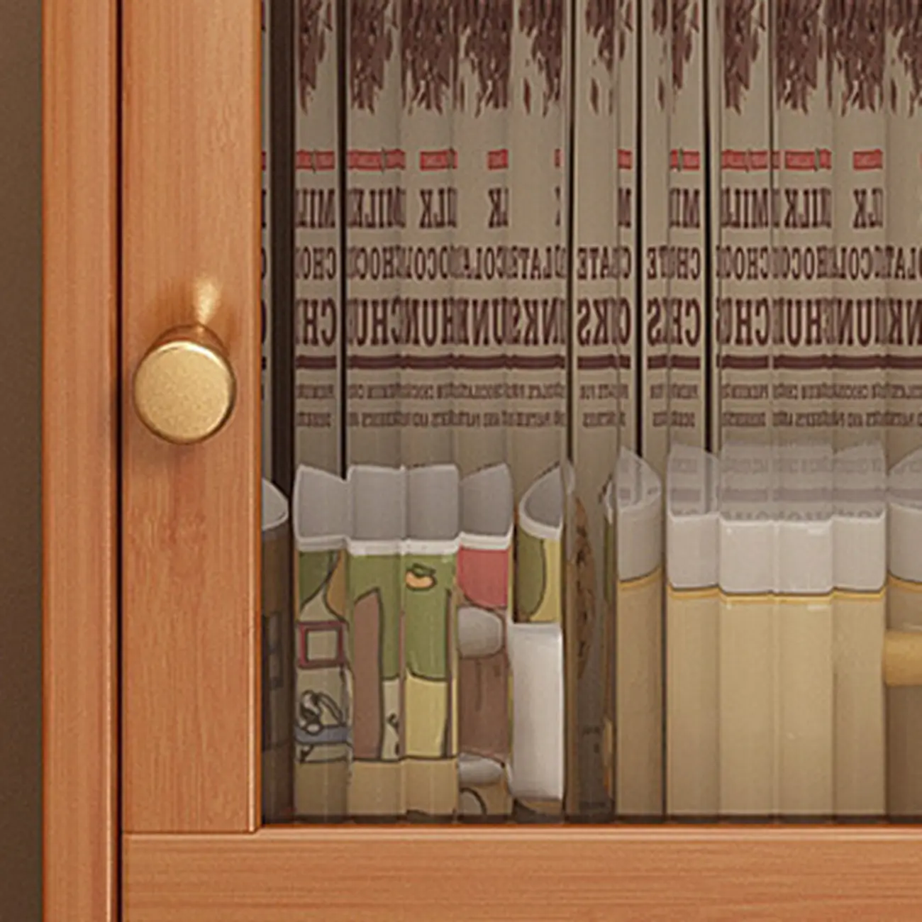 Wooden Storage Bedside Cabinet with 2 Shelves Nightstand Image - 6 | homeyfad