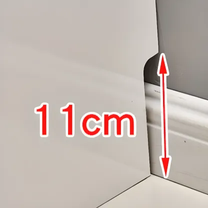 Sturdy Modern White Faux Wood Shoe Cabinet with Drawers Image - 8