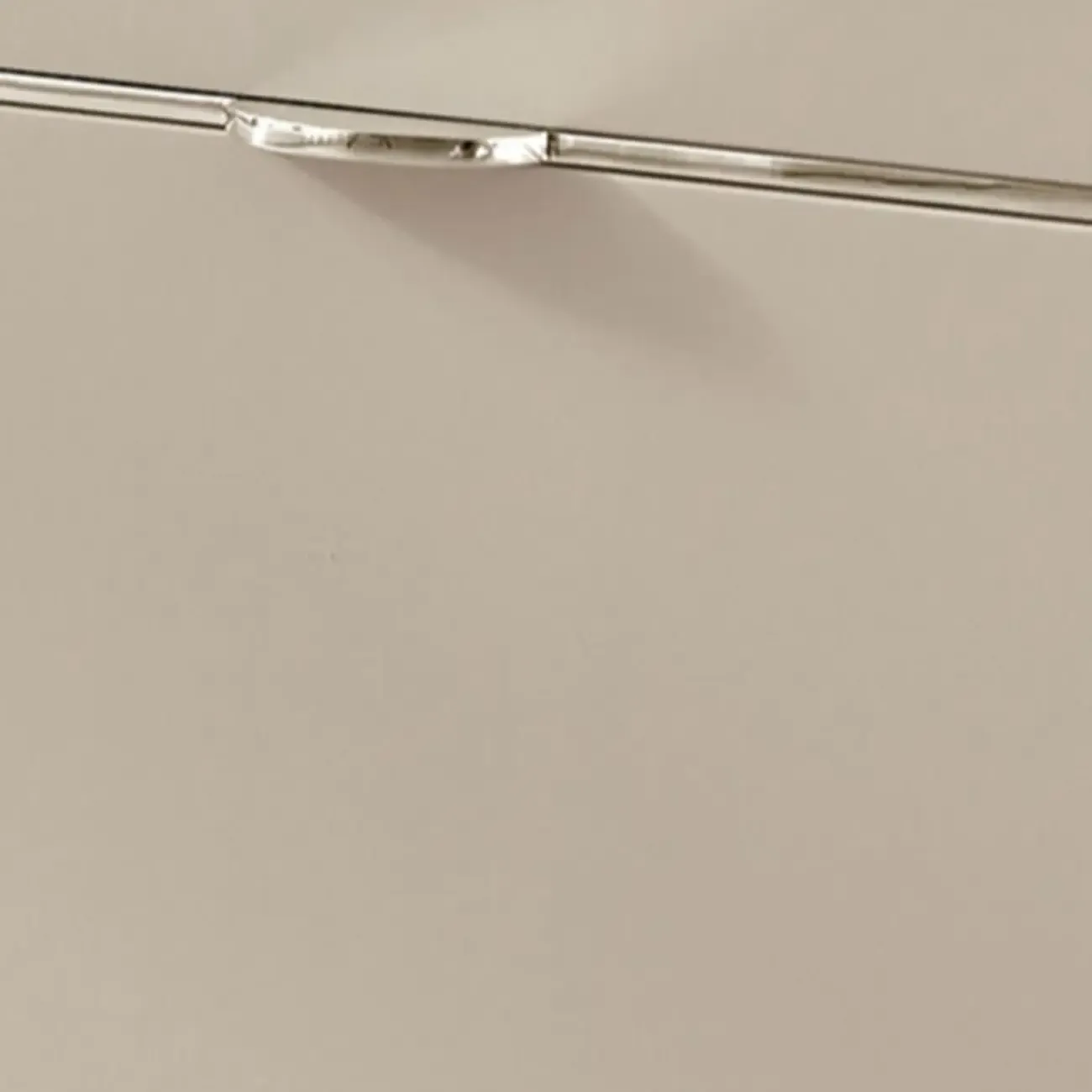 White Stone Top 2-Drawer Wood Square Nightstand Image - 8