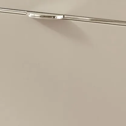 White Stone Top 2-Drawer Wood Square Nightstand Image - 8