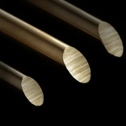 Geometric Gold-White 1-Tier Stone LED Chandelier Image - 11