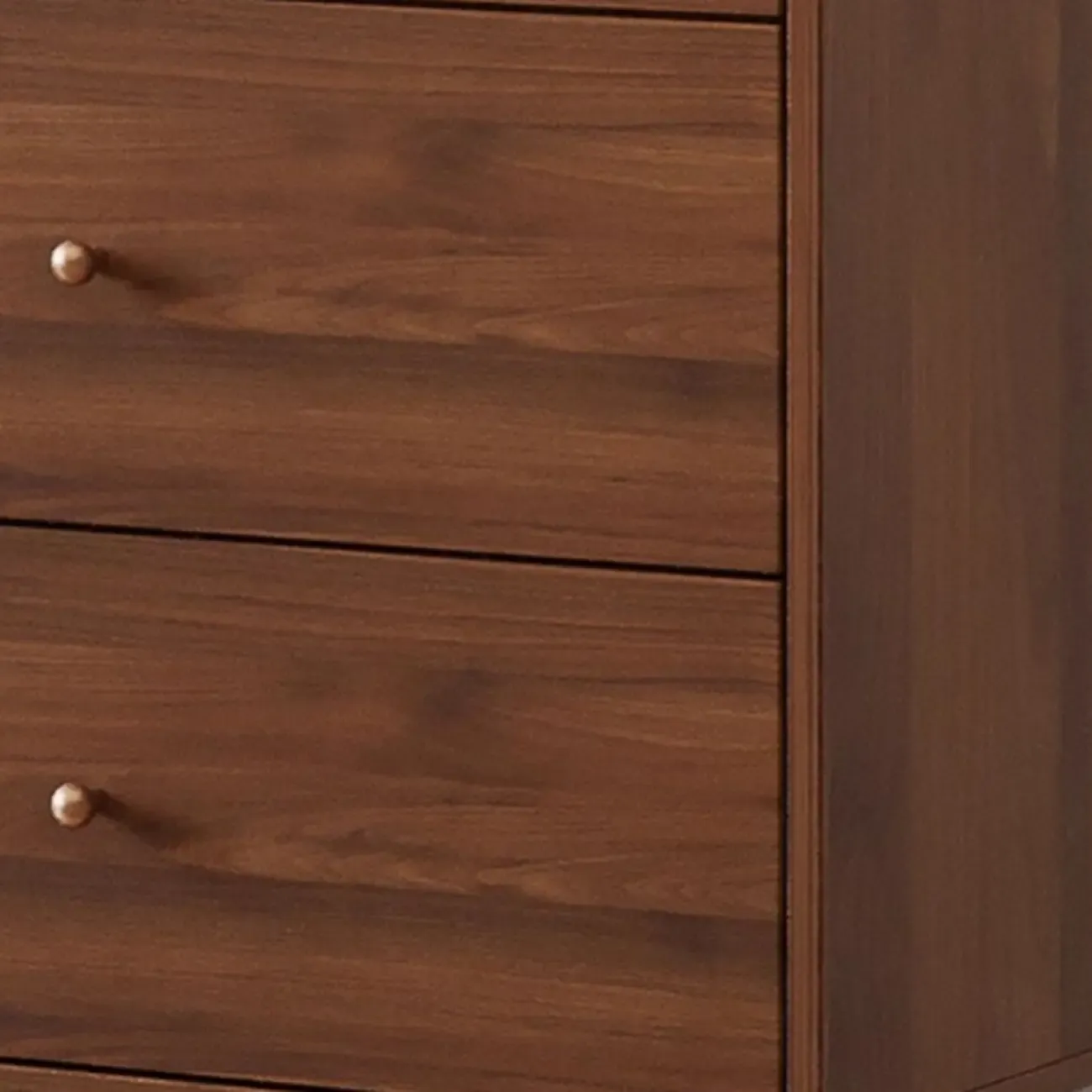 3-Drawer Wooden Fluted Glass Door Kitchen Sideboard Image - 8