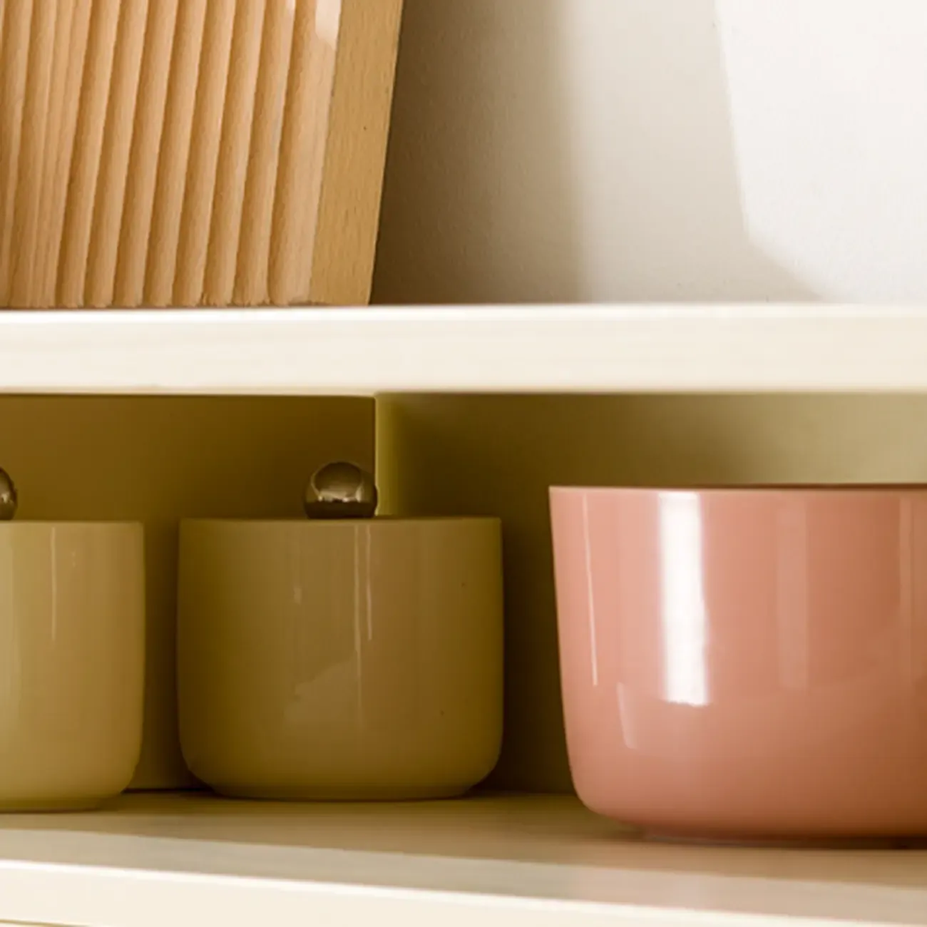 Narrow Rectangular Rattan Bamboo Sideboard with Open Shelf Image - 15