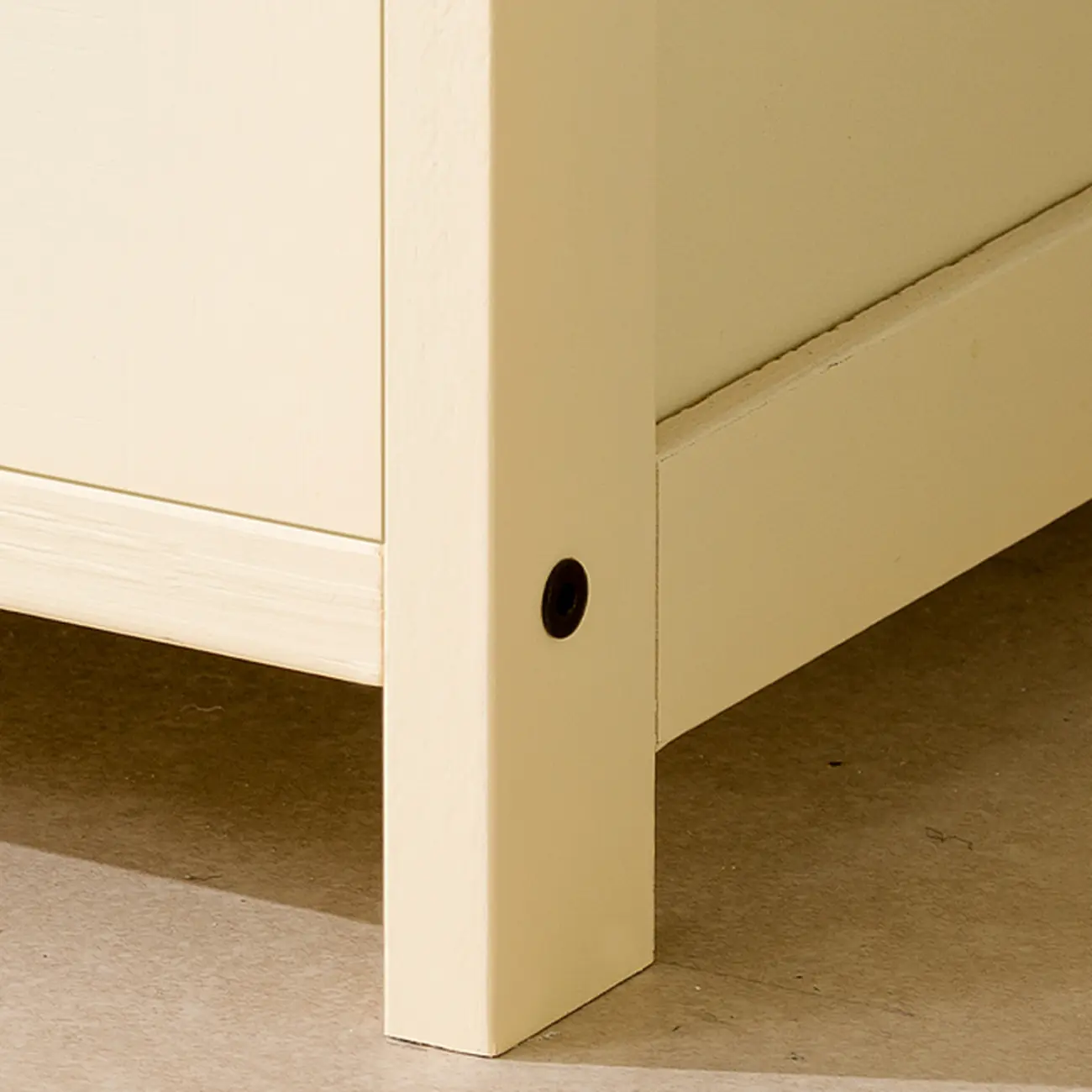 Narrow Rectangular Rattan Bamboo Sideboard with Open Shelf Image - 12 | homeyfad