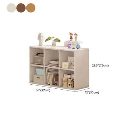 Modern Wood Cube Wood  Bookcase with Versatile Storage Image - 16