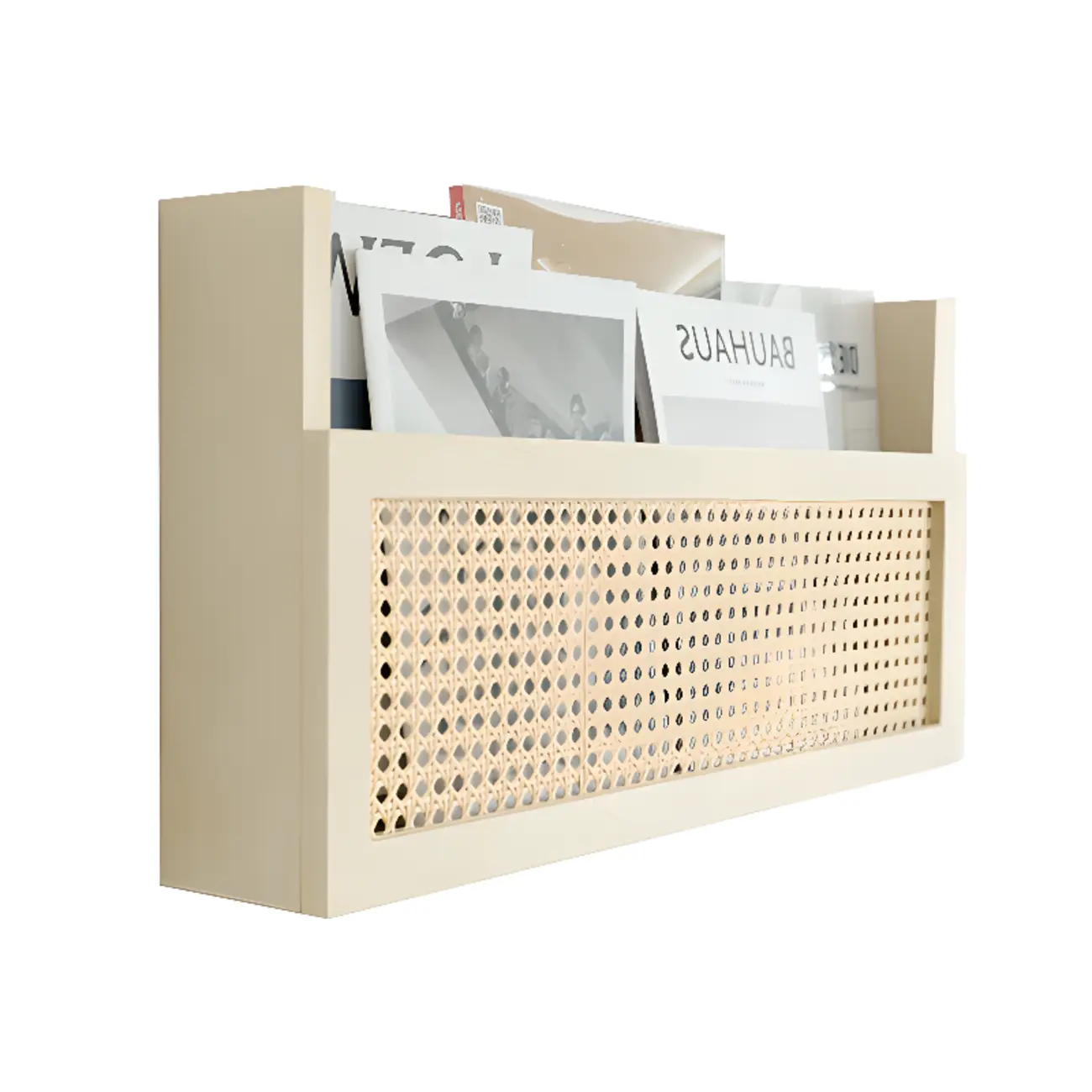 Simple Natural Wooden Open Back Wall-Mounted Bookshelves Image - 9 | homeyfad