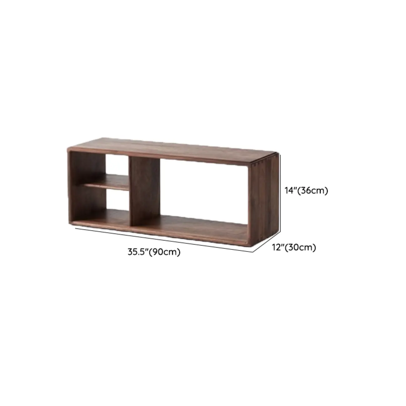Brown Wooden Open Back Cube Bookshelf Storage Organizer Image - 16 | homeyfad