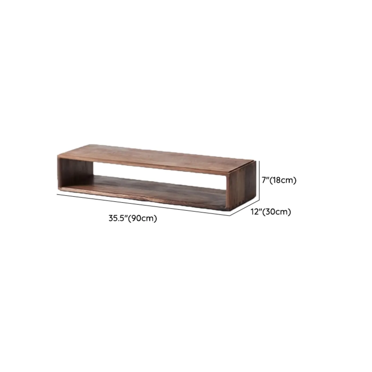 Brown Wooden Open Back Cube Bookshelf Storage Organizer Image - 18 | homeyfad