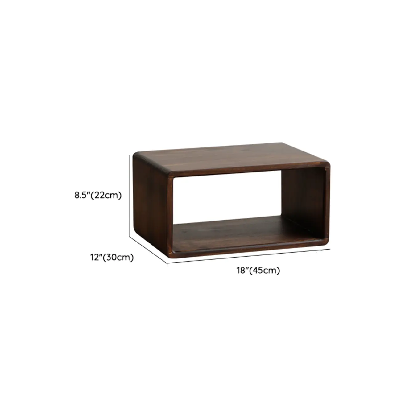 Brown Wooden Open Back Cube Bookshelf Storage Organizer Image - 19 | homeyfad
