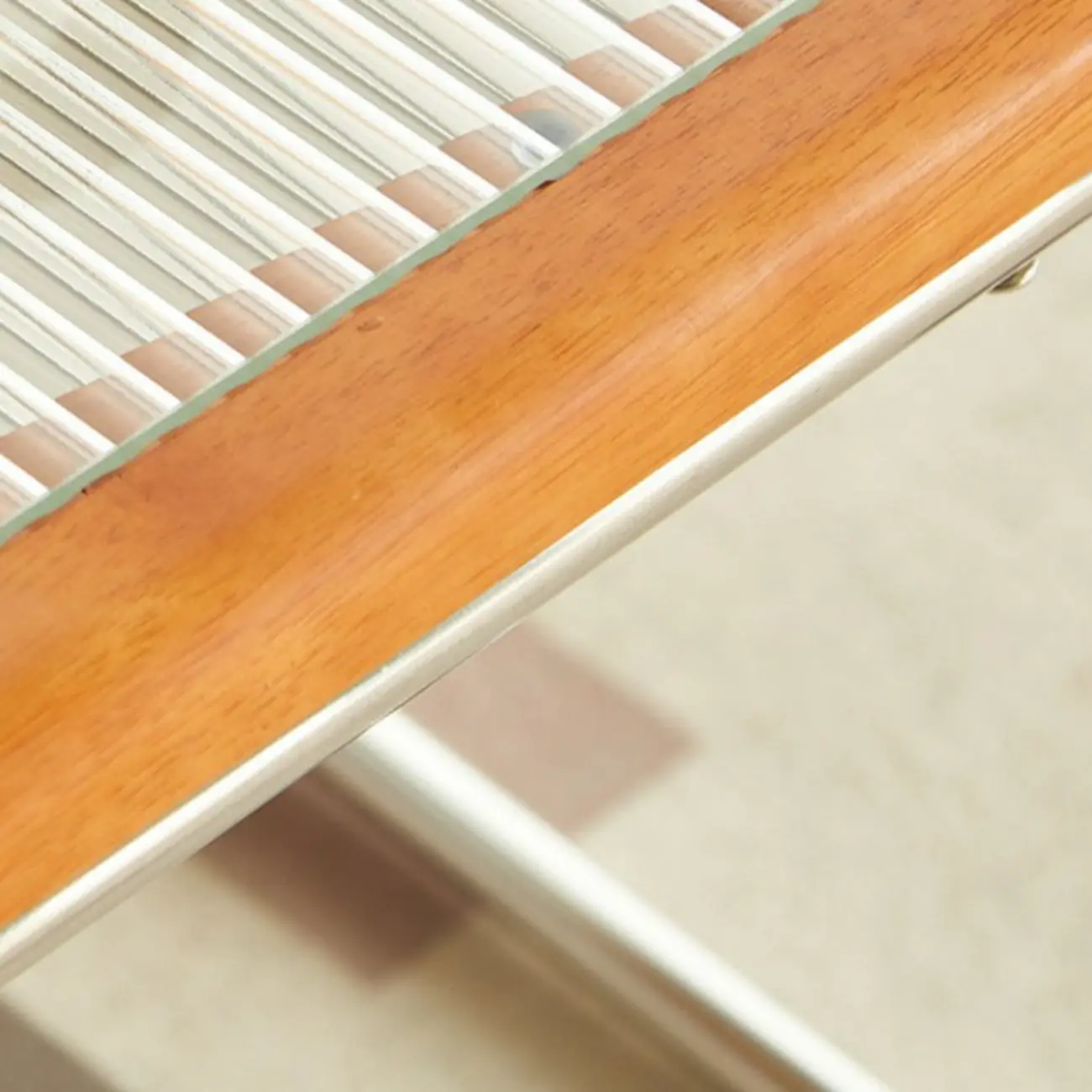 Cherry Finish Rattan Glass Square Nesting Coffee Table Image - 10 | homeyfad