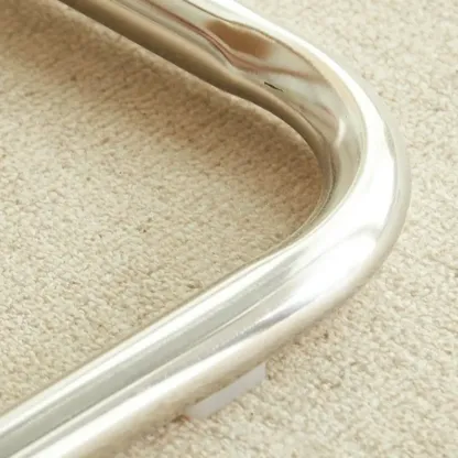 Cherry Finish Rattan Glass Square Nesting Coffee Table Image - 13