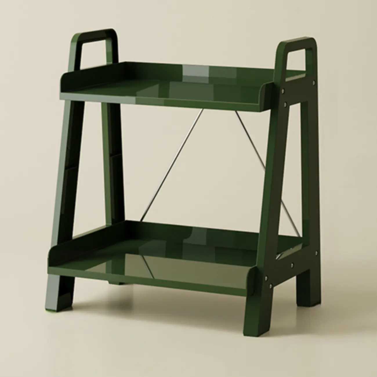 Modern Milky White Four Legs Acrylic Sofa End Table Image - 10 | homeyfad