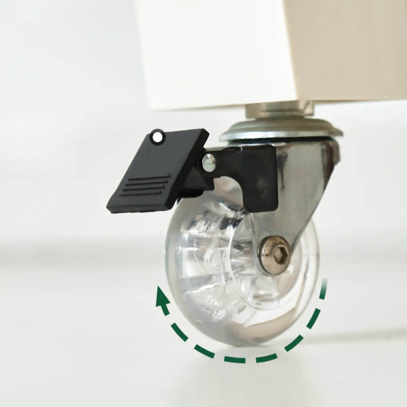 Modern Milky White Four Legs Acrylic Sofa End Table Image - 9 | homeyfad