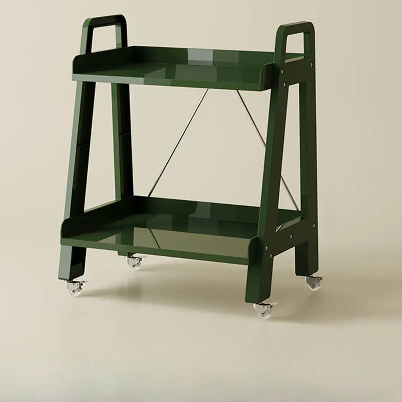 Modern Milky White Four Legs Acrylic Sofa End Table Image - 17 | homeyfad