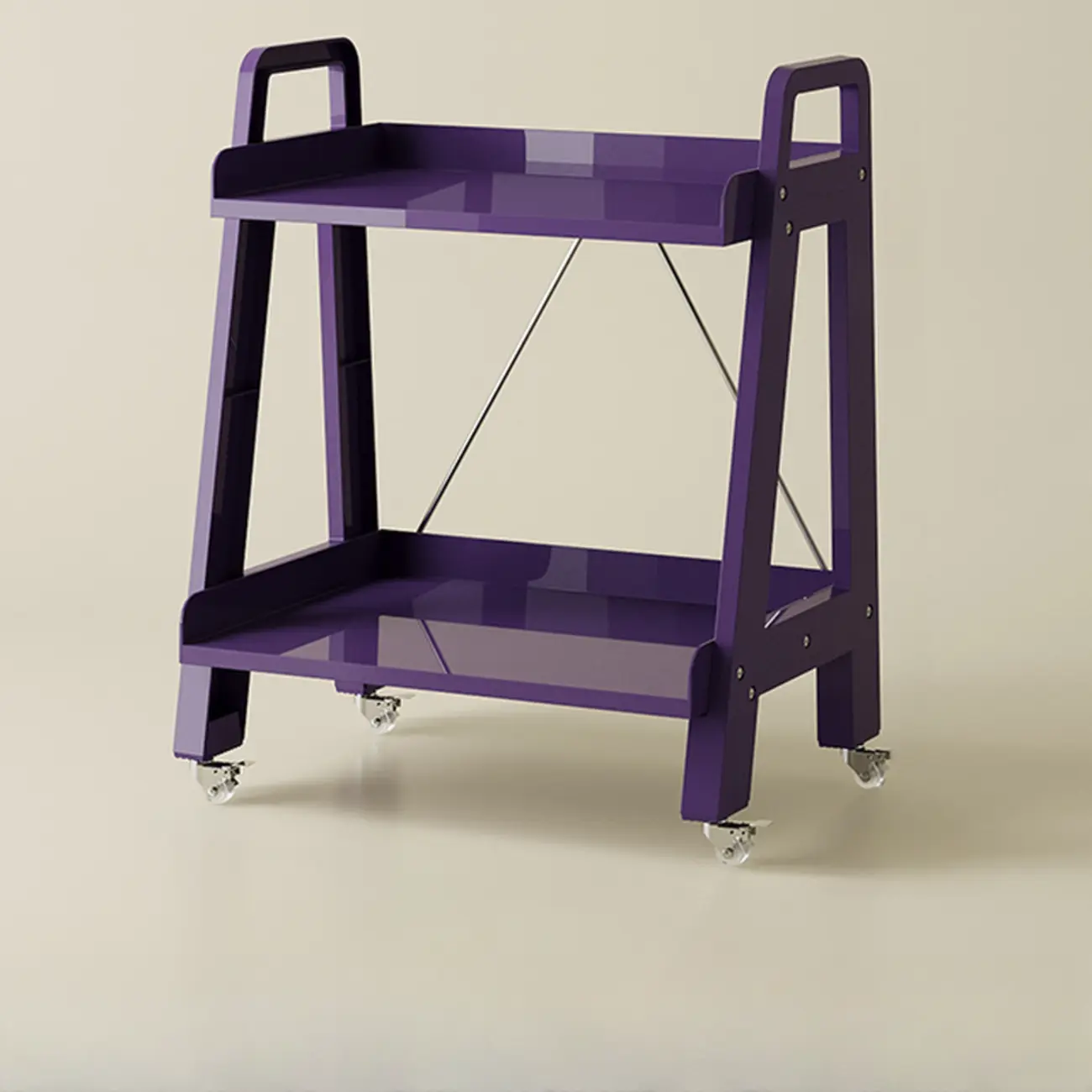 Modern Milky White Four Legs Acrylic Sofa End Table Image - 18 | homeyfad