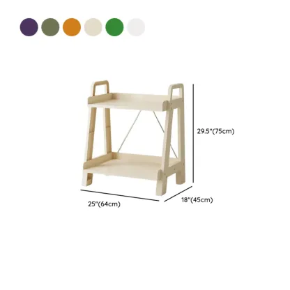 Modern Milky White Four Legs Acrylic Sofa End Table #size