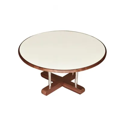 Vintage Round Stone Top Pedestal Base Side Table Image - 9