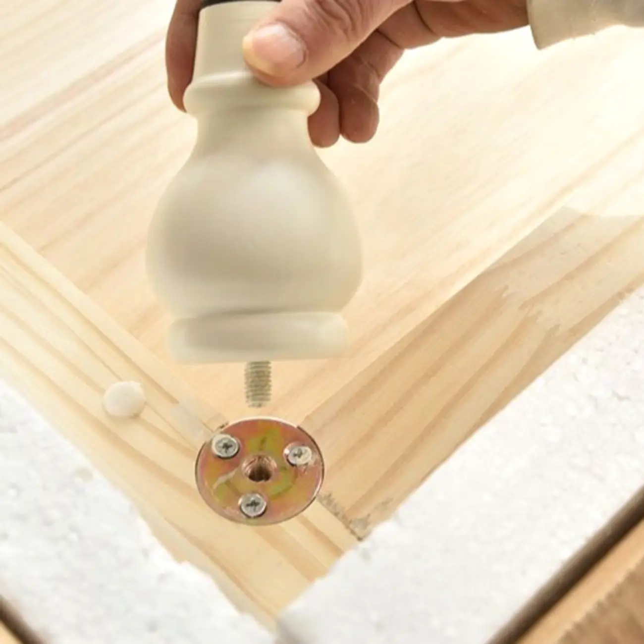 Vintage White Wood Dresser TV Stand Image - 6 | homeyfad