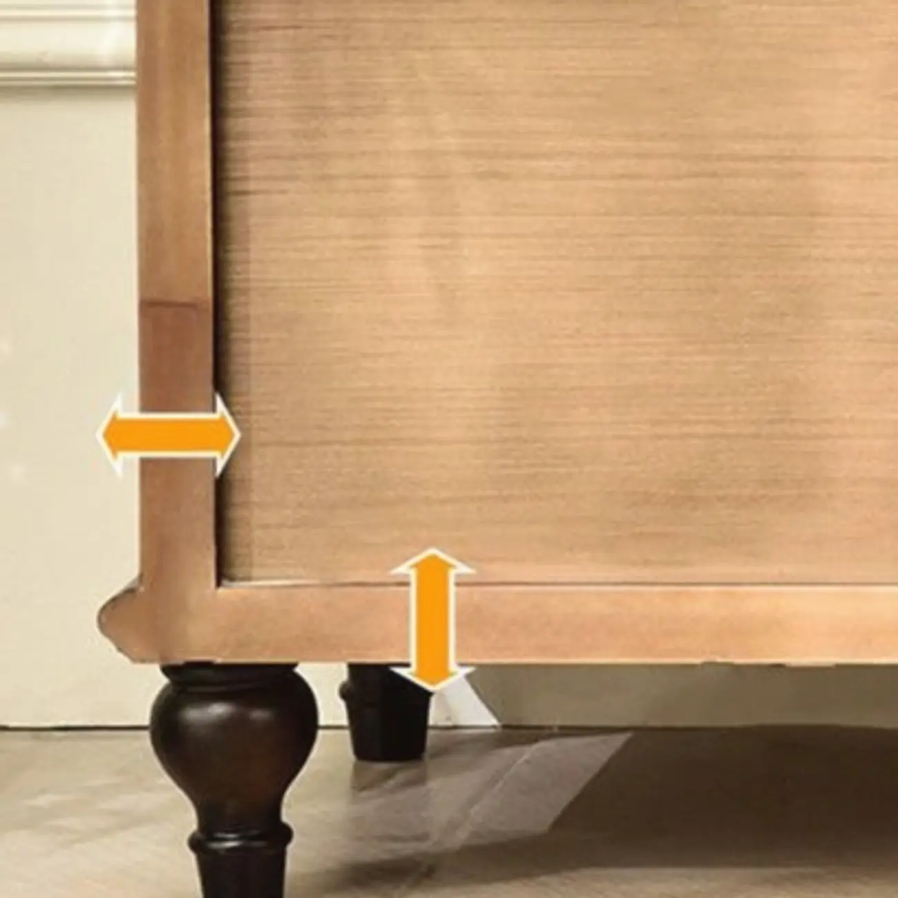 Vintage White Wood Dresser TV Stand Image - 8 | homeyfad