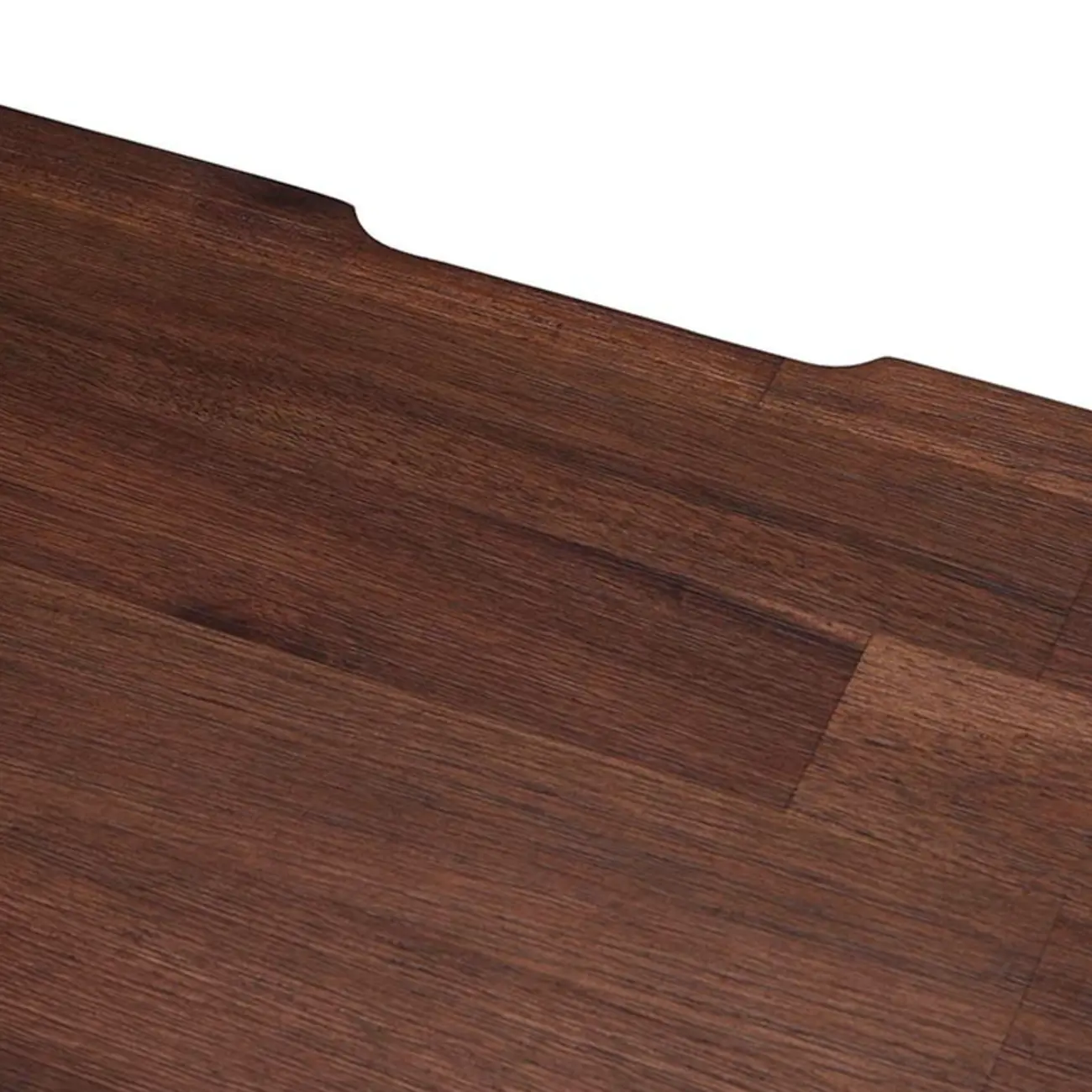 Brown Modern Wood Glass Display Cabinet with Storage Image - 7 | homeyfad