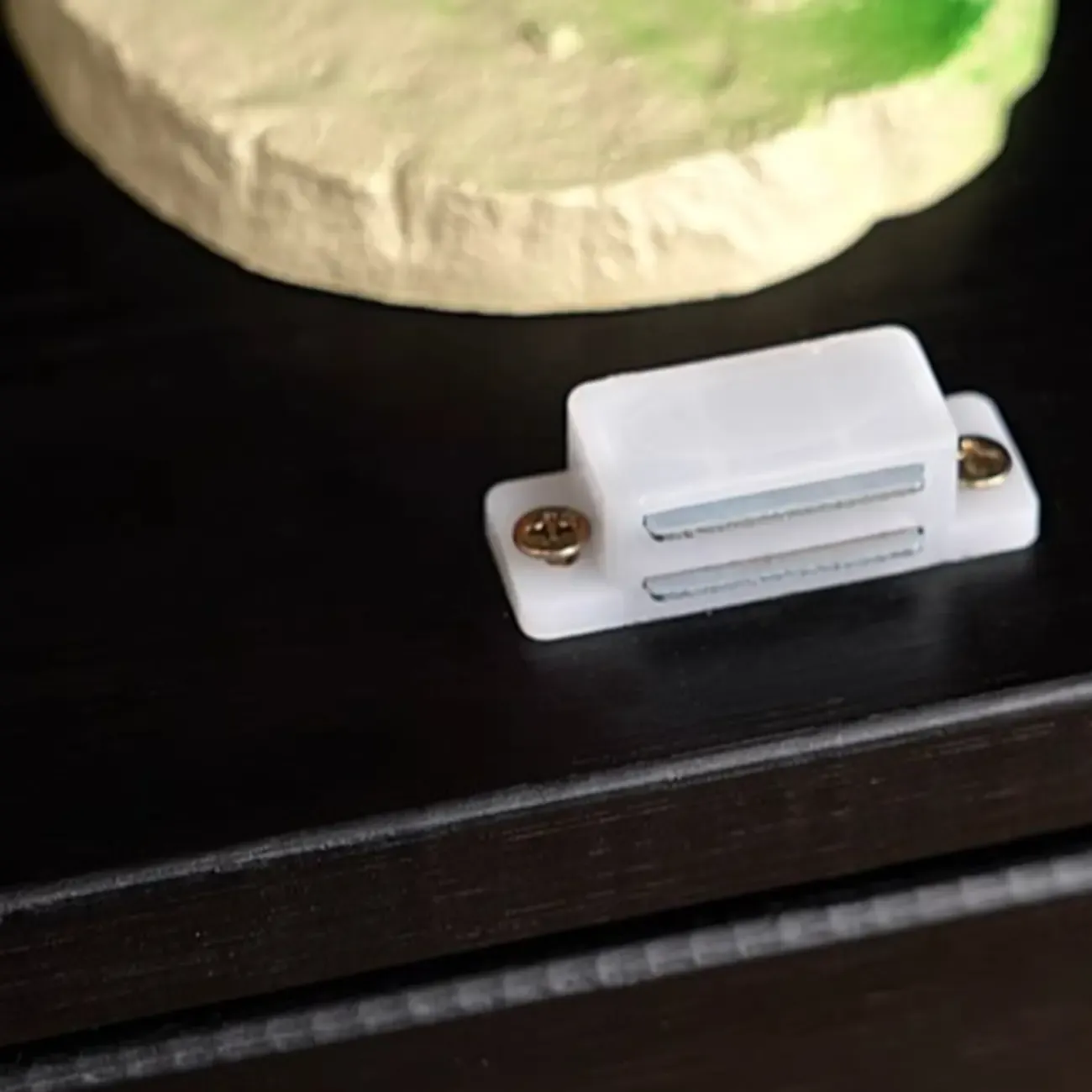 Trendy Rectangular Black Bamboo Floor Curio Cabinet Image - 11