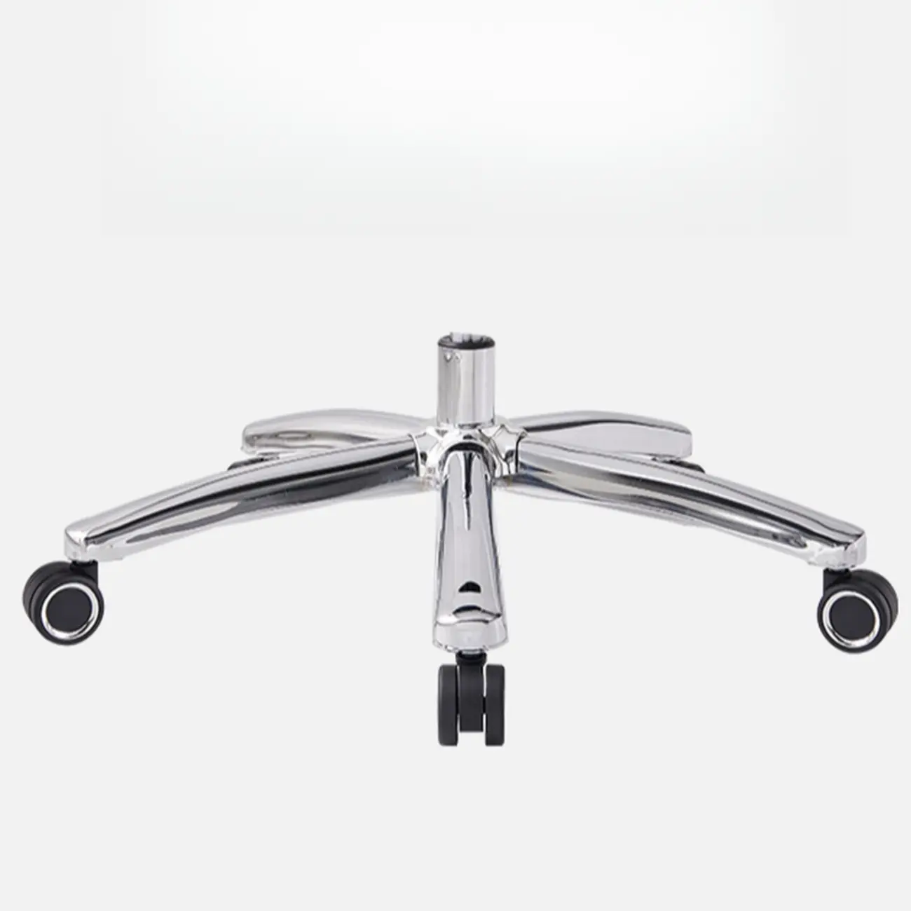 Beige Genuine Leather Swivel Ergonomic Chair with High-Back Image - 5 | homeyfad