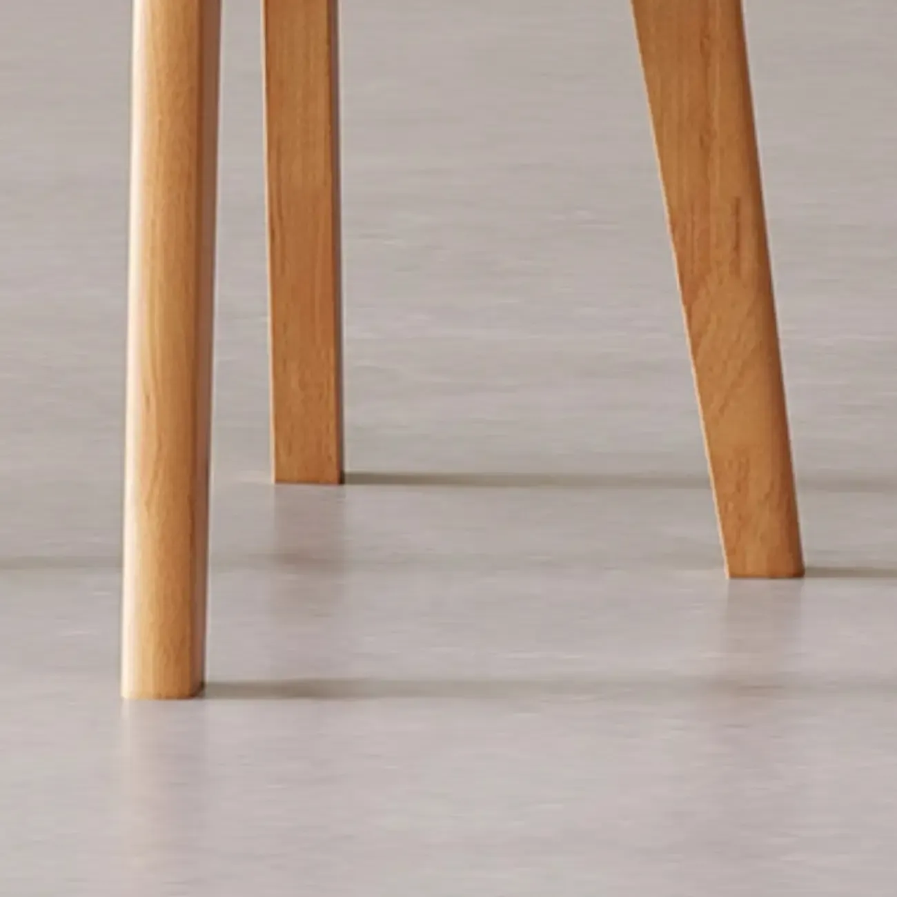 Modern Faux Leather Wingback Armless Dining Chair Image - 9