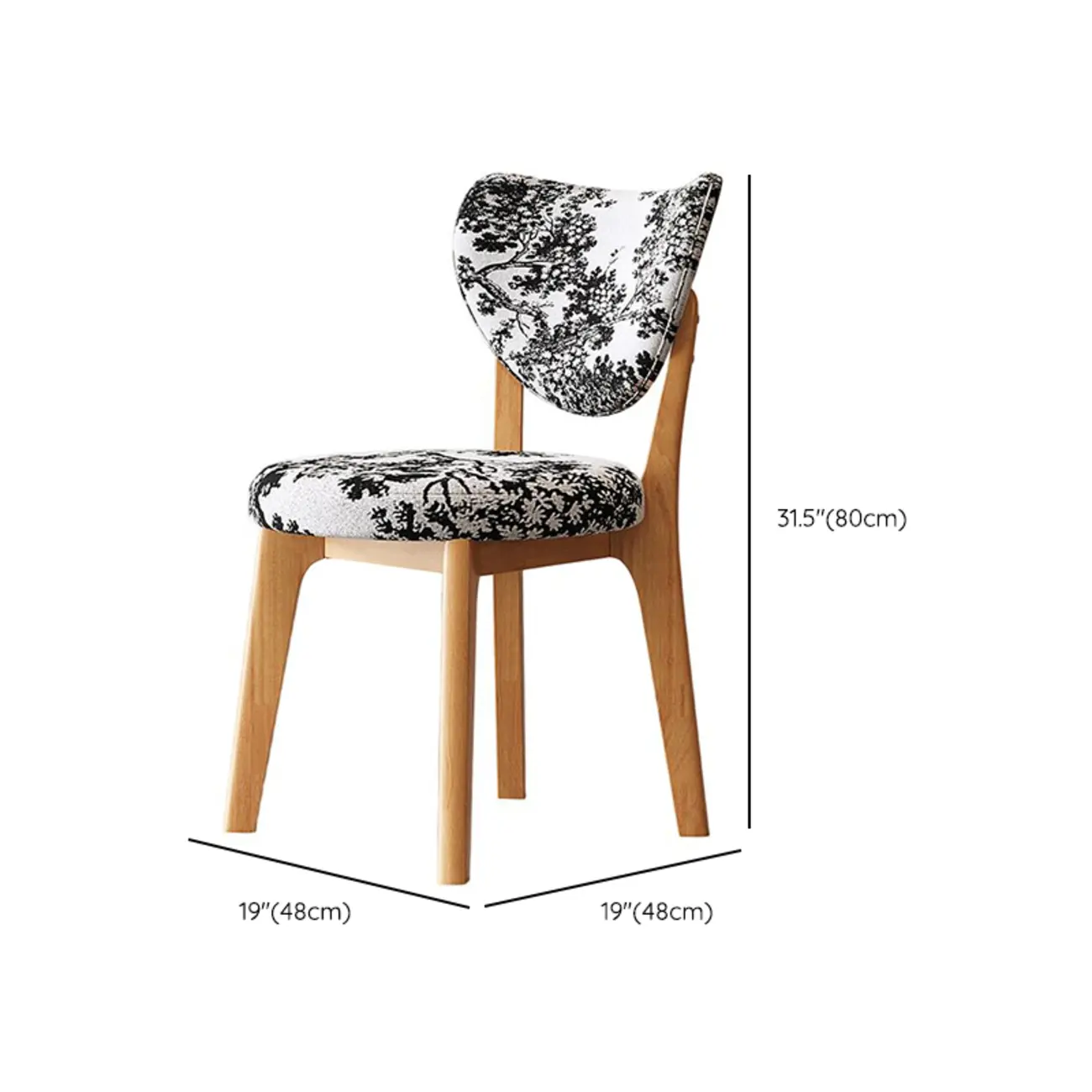 Modern Faux Leather Wingback Armless Dining Chair Image - 25 | homeyfad