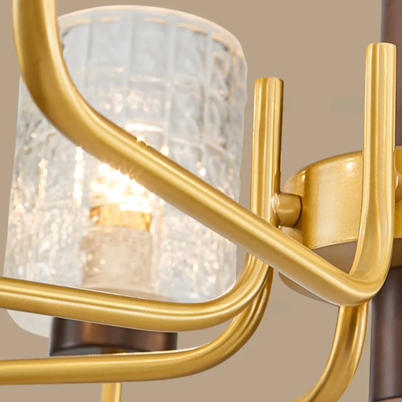 Elegant Flower Shape Orb Chandelier With Glass Shade Image - 11 | homeyfad