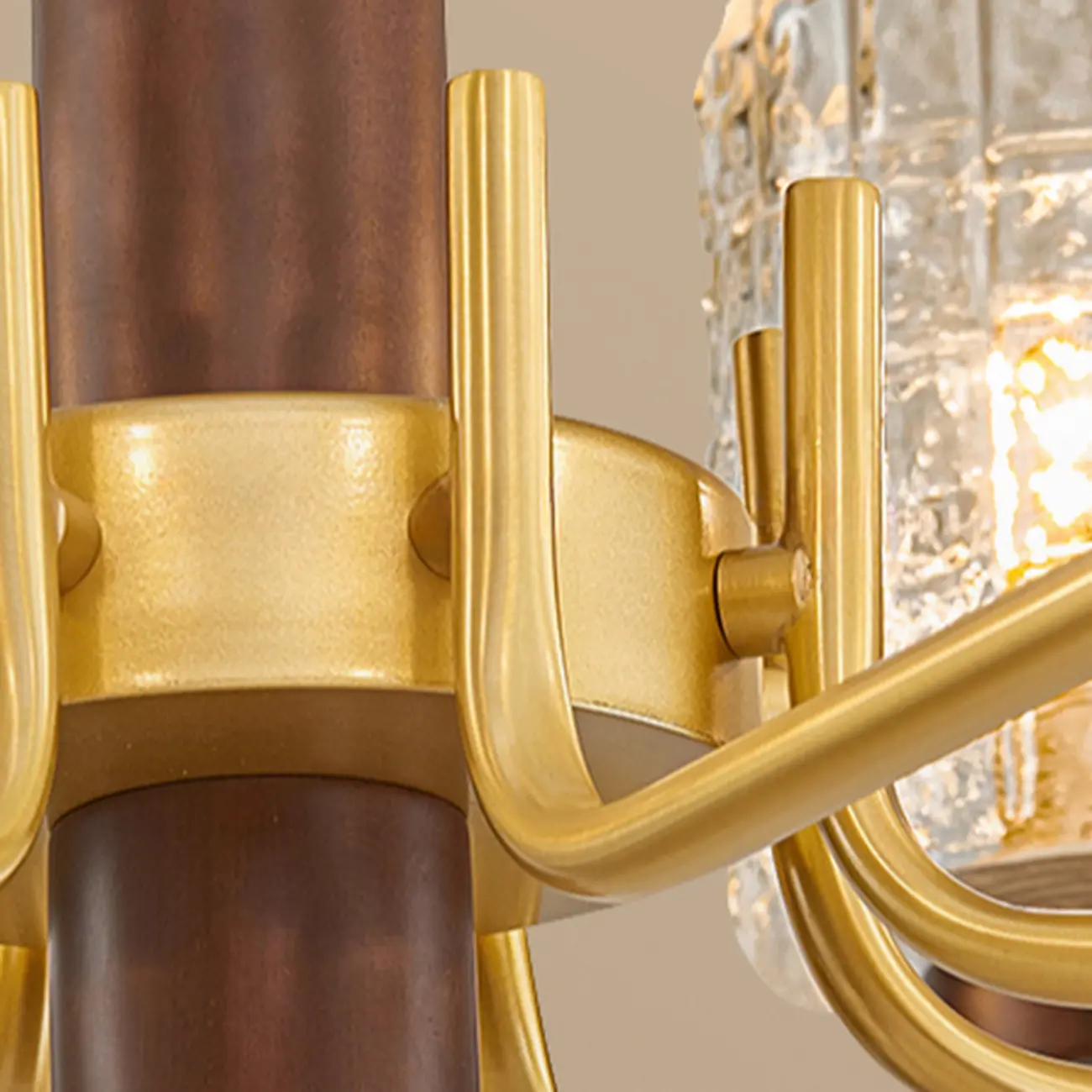 Elegant Flower Shape Orb Chandelier With Glass Shade Image - 13 | homeyfad