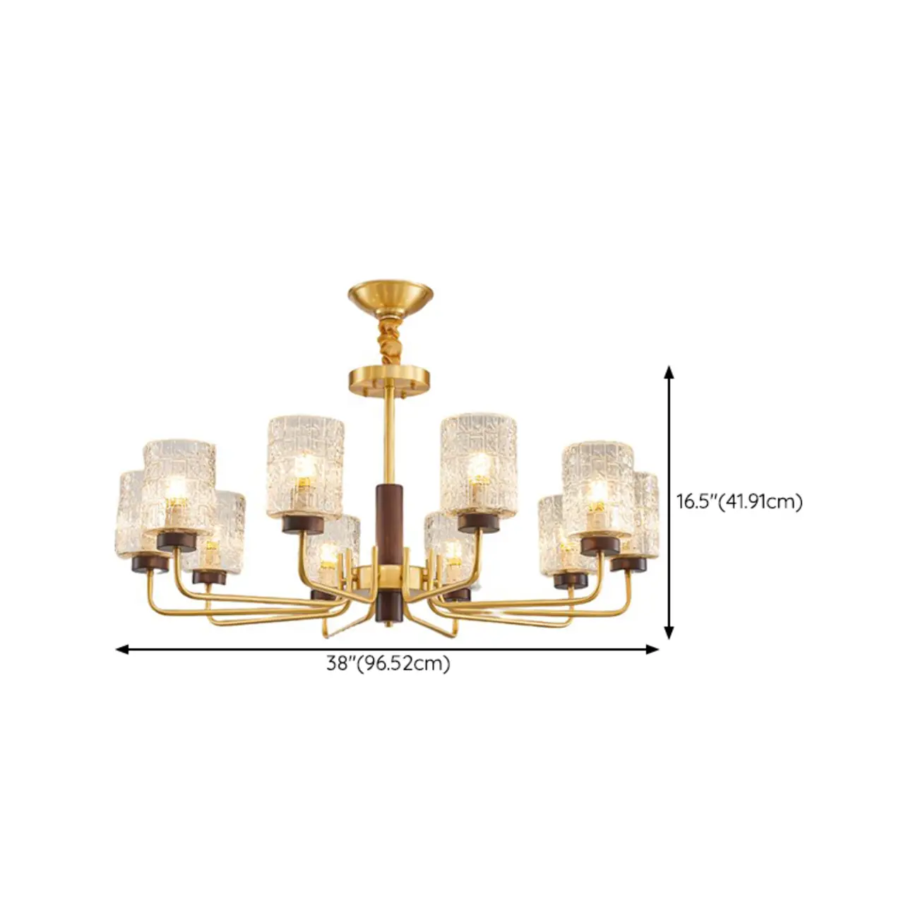 Elegant Flower Shape Orb Chandelier With Glass Shade Image - 18 | homeyfad