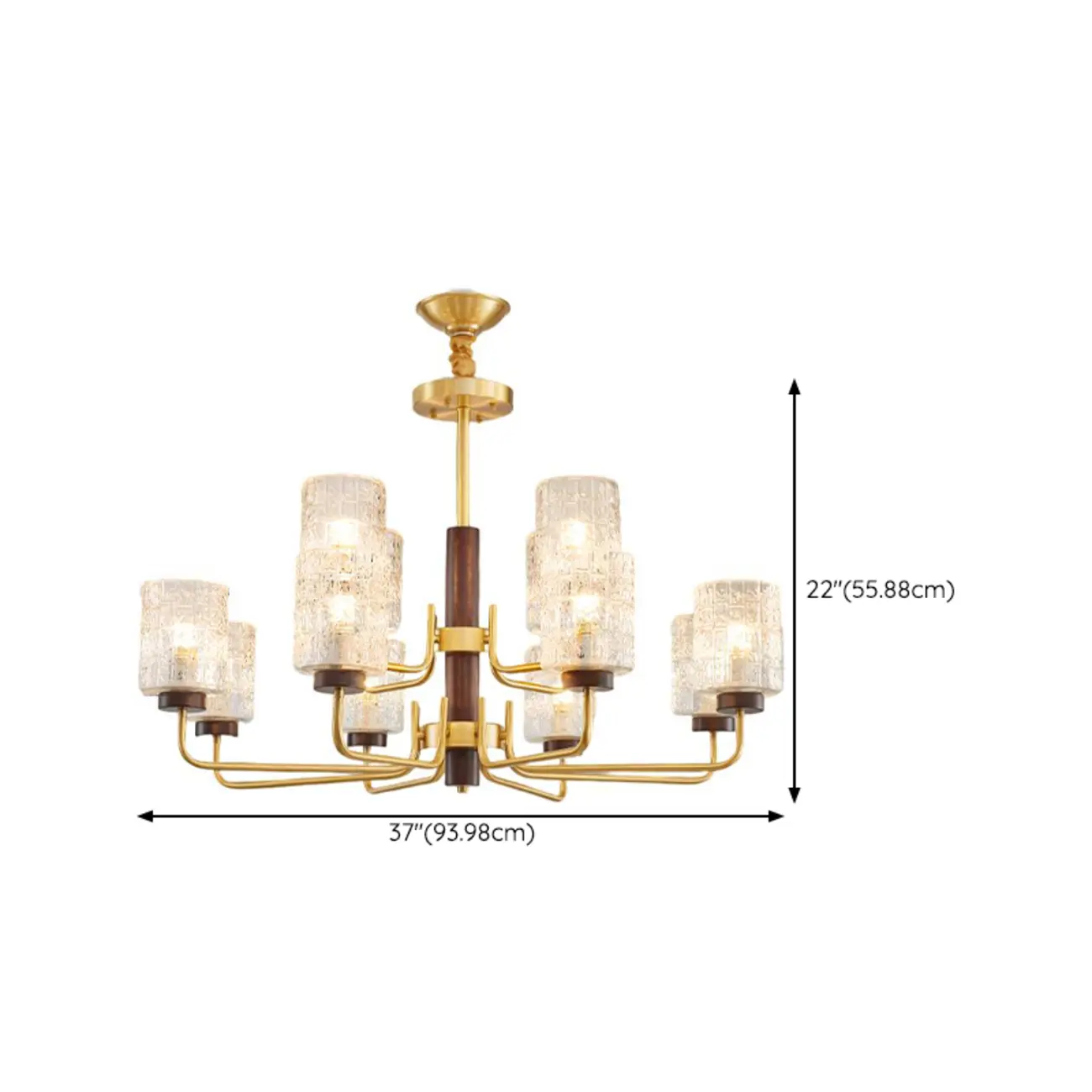 Elegant Flower Shape Orb Chandelier With Glass Shade Image - 19 | homeyfad