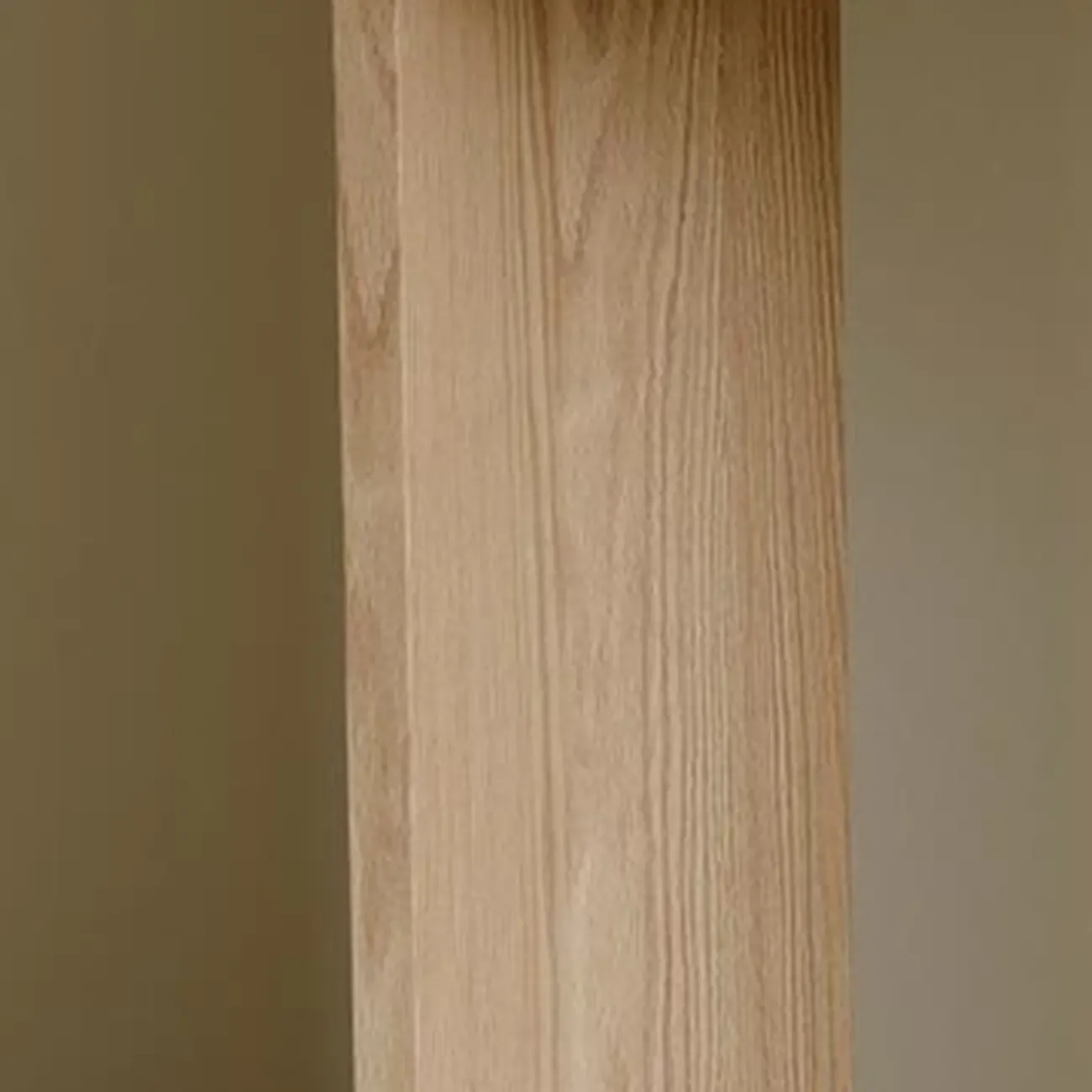 Minimalist Natural Wood Console Table With Dual Base Image - 7