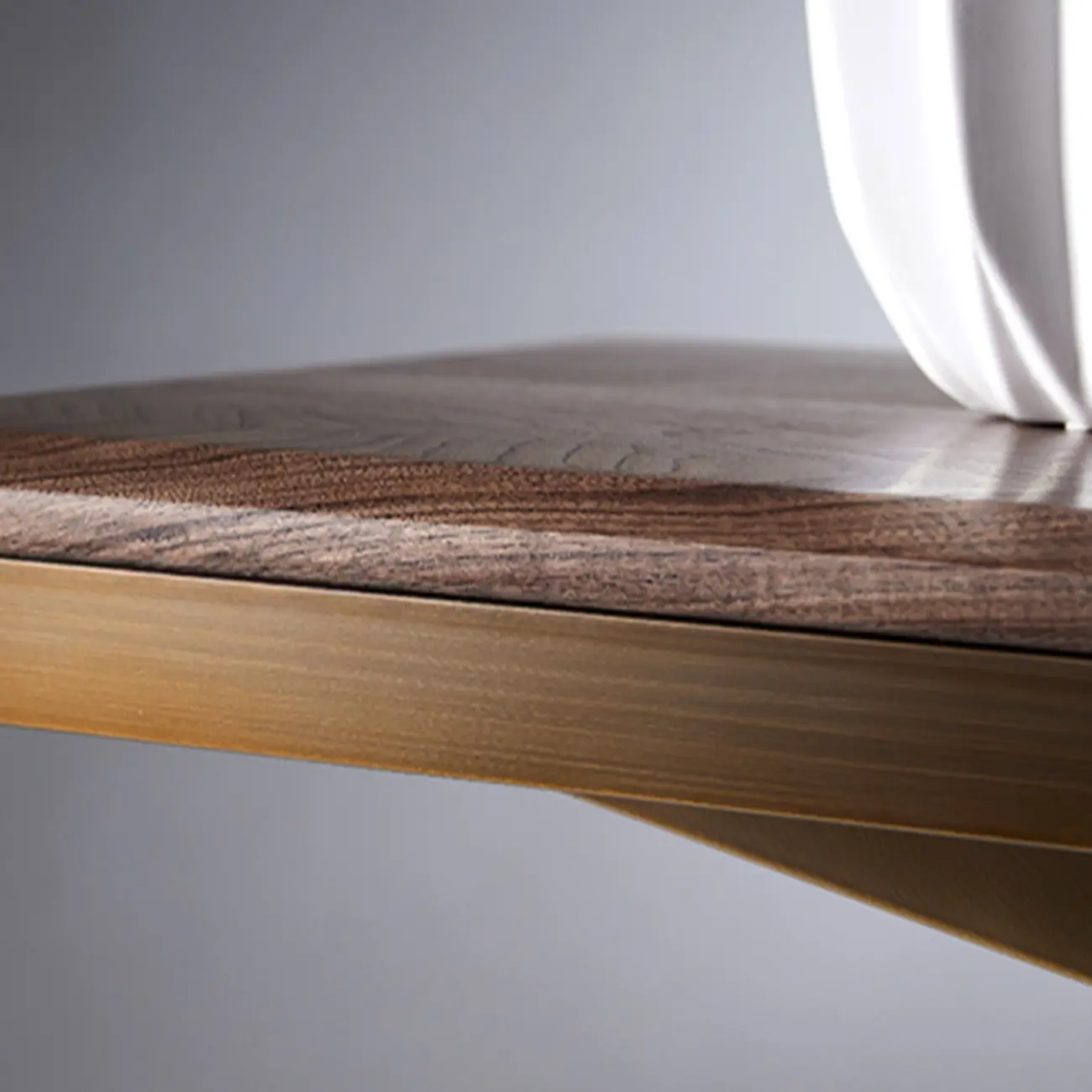 Contemporary Wood Top Console Table With Metal Geometric Base Image - 10 | homeyfad