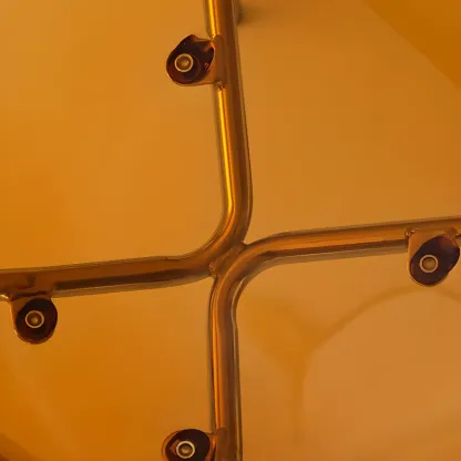 Modern Wingback Plastic Acrylic Dining Chair Image - 8