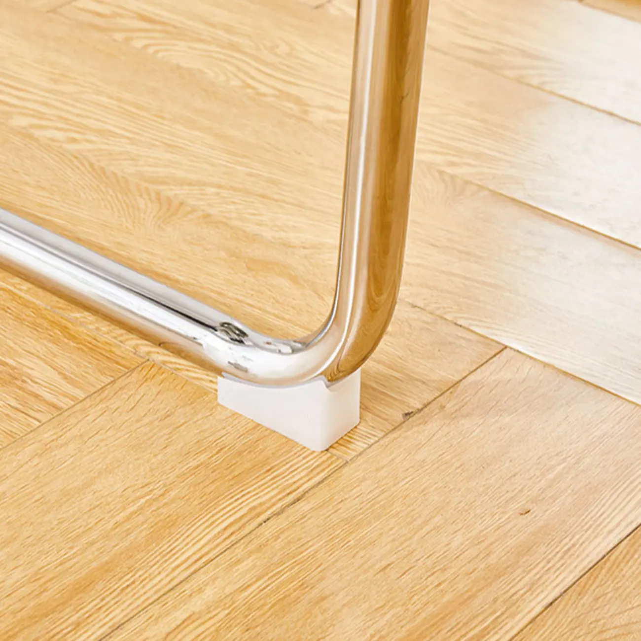 Modern Armless Plastic & Acrylic Dining Chair Image - 13 | homeyfad