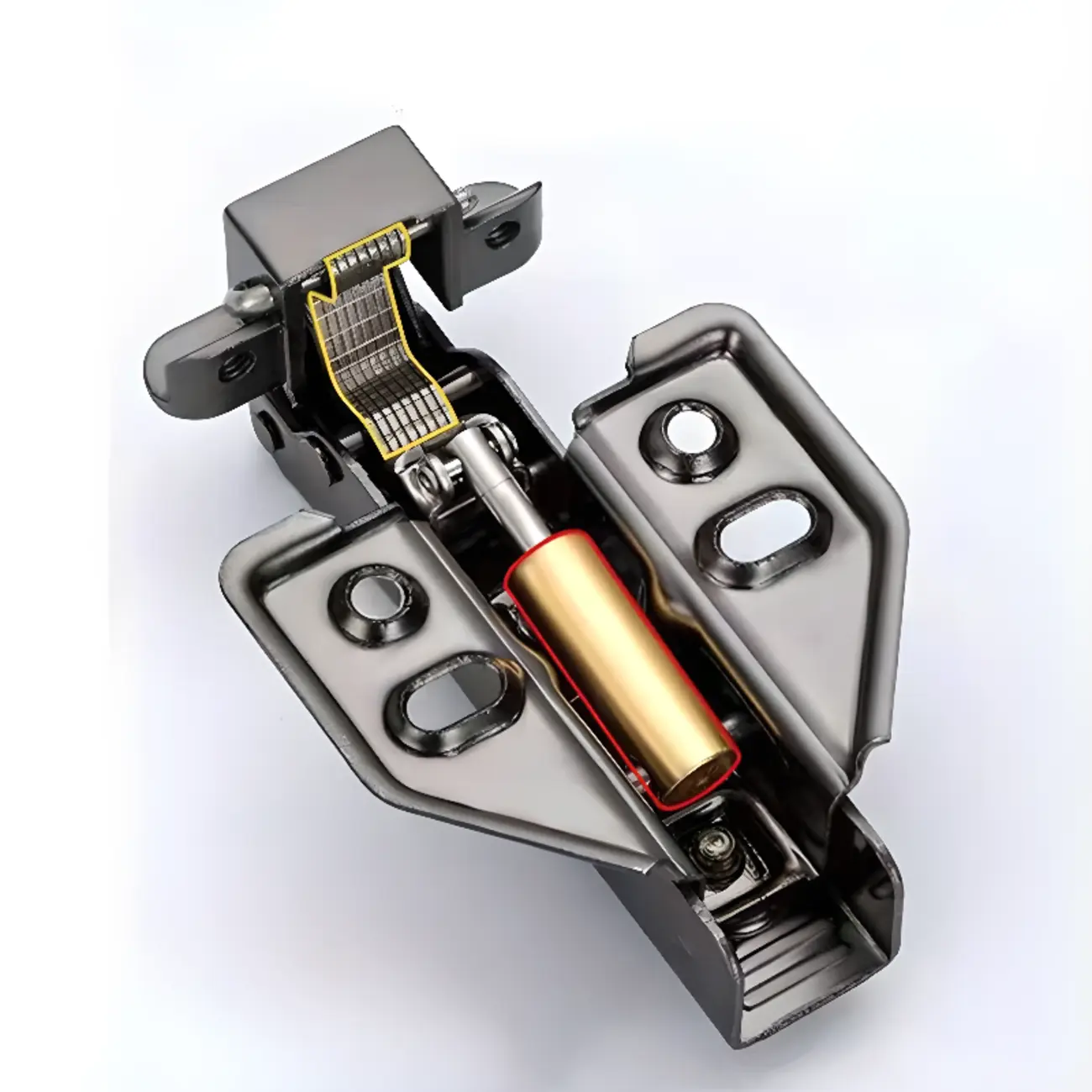 Large Black Wooden Flooring Display Cabinet with Light Image - 6 | homeyfad