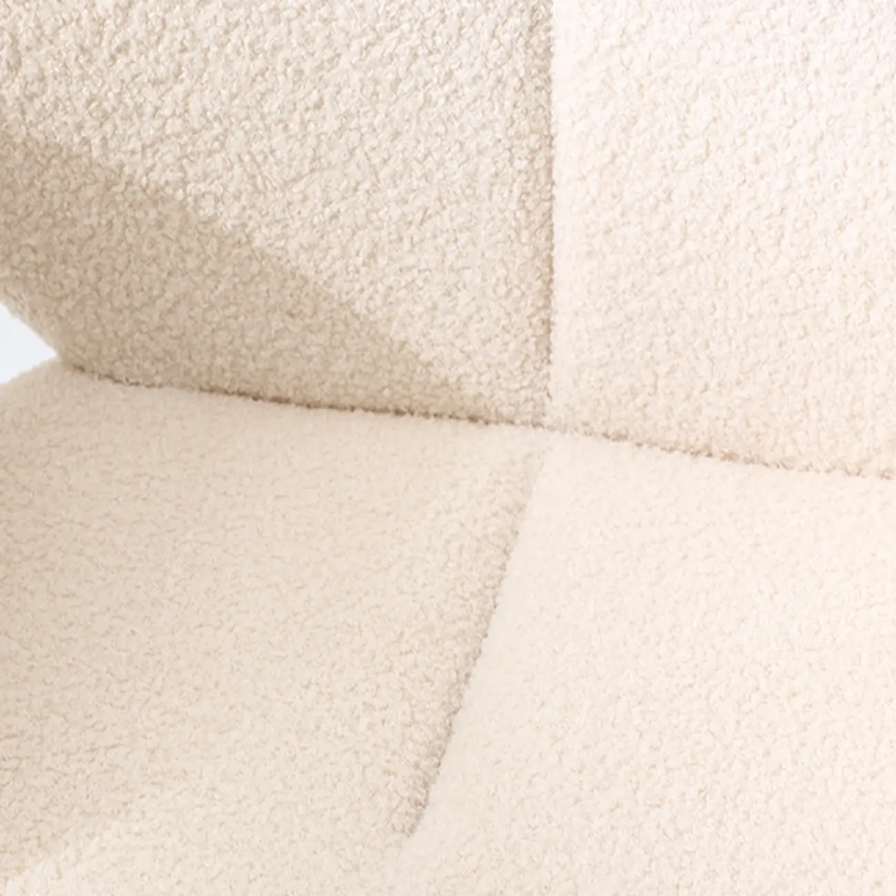 Modern Off-White Upholstered Dining Chair with Armrest Image - 8 | homeyfad