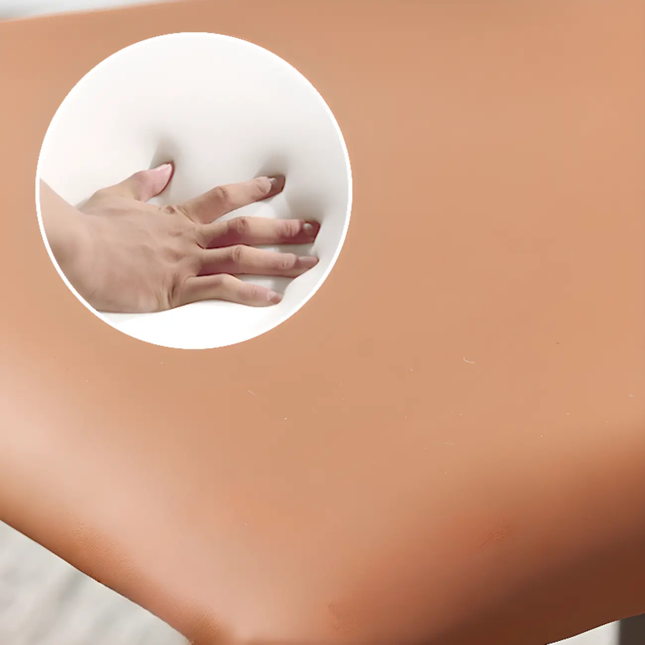 Modern Upholstered Dining Chair with Metal Legs Image - 9 | homeyfad