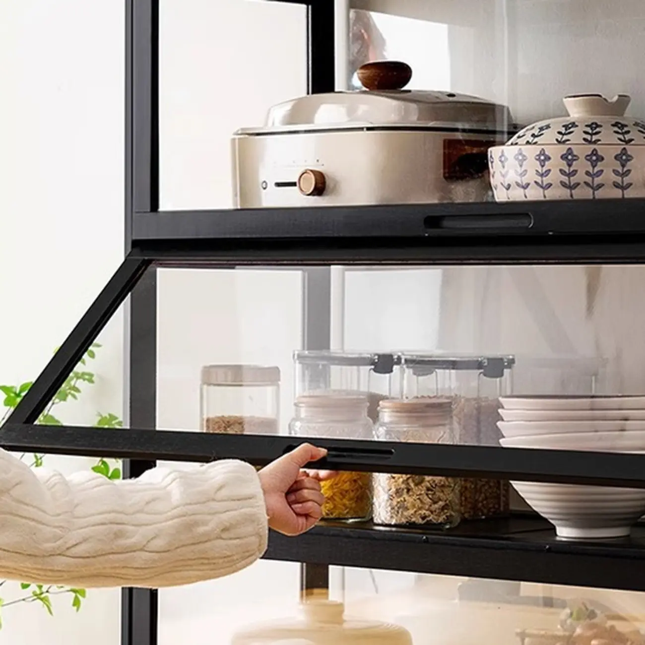 Bambusa Detached Modern Multifunctional Storage Sideboard Image - 5 | homeyfad