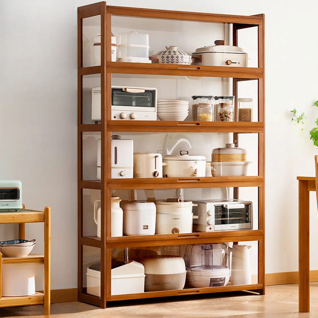 Bambusa Detached Modern Multifunctional Storage Sideboard Image - 10 | homeyfad