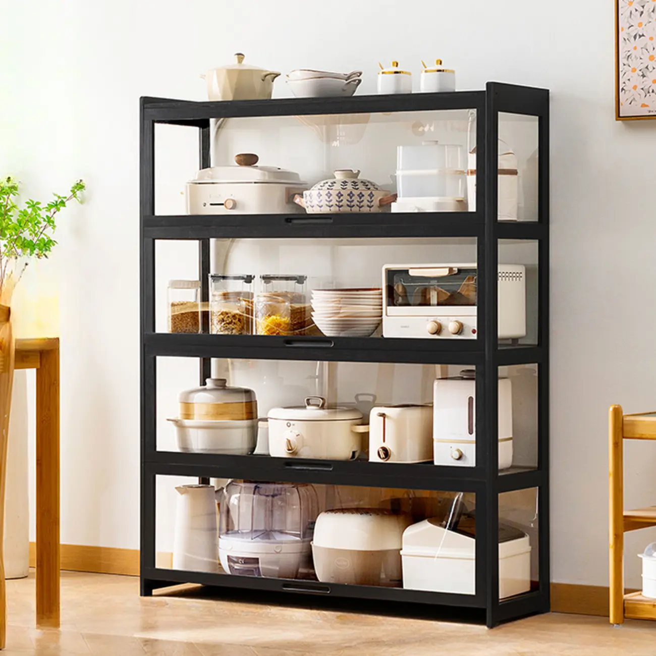 Bambusa Detached Modern Multifunctional Storage Sideboard Image - 13 | homeyfad