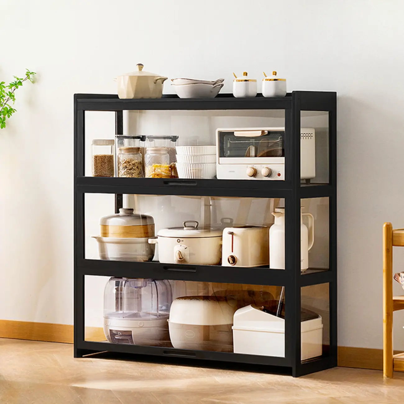 Bambusa Detached Modern Multifunctional Storage Sideboard Image - 15 | homeyfad