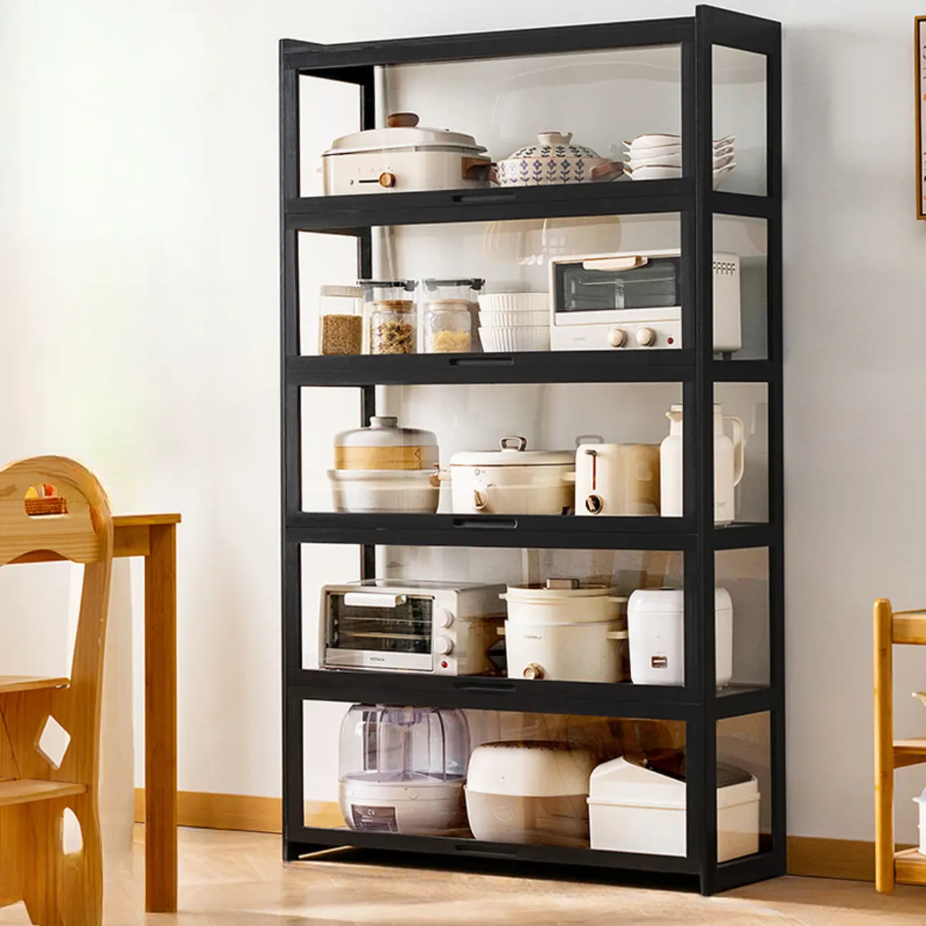 Bambusa Detached Modern Multifunctional Storage Sideboard Image - 16 | homeyfad