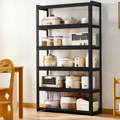 Bambusa Detached Modern Multifunctional Storage Sideboard Image - 16