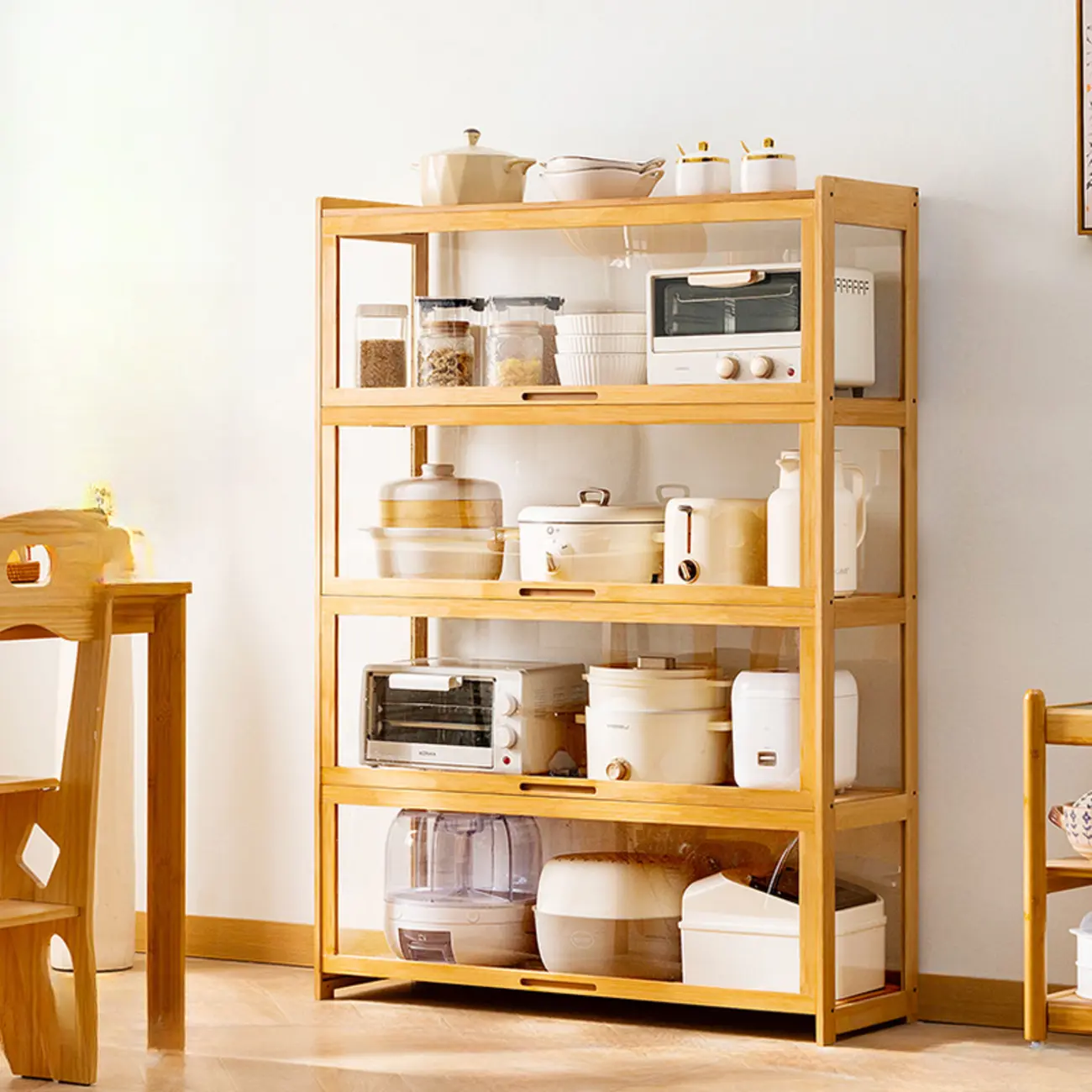 Bambusa Detached Modern Multifunctional Storage Sideboard Image - 22 | homeyfad