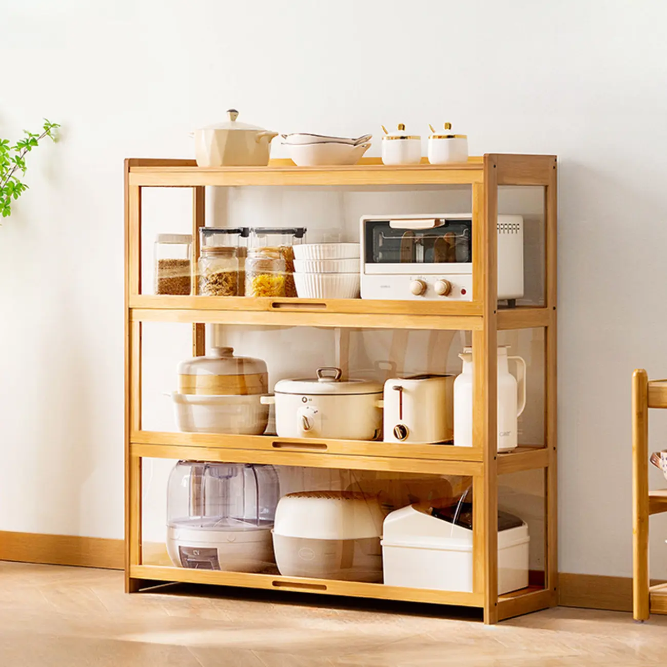 Bambusa Detached Modern Multifunctional Storage Sideboard Image - 24 | homeyfad