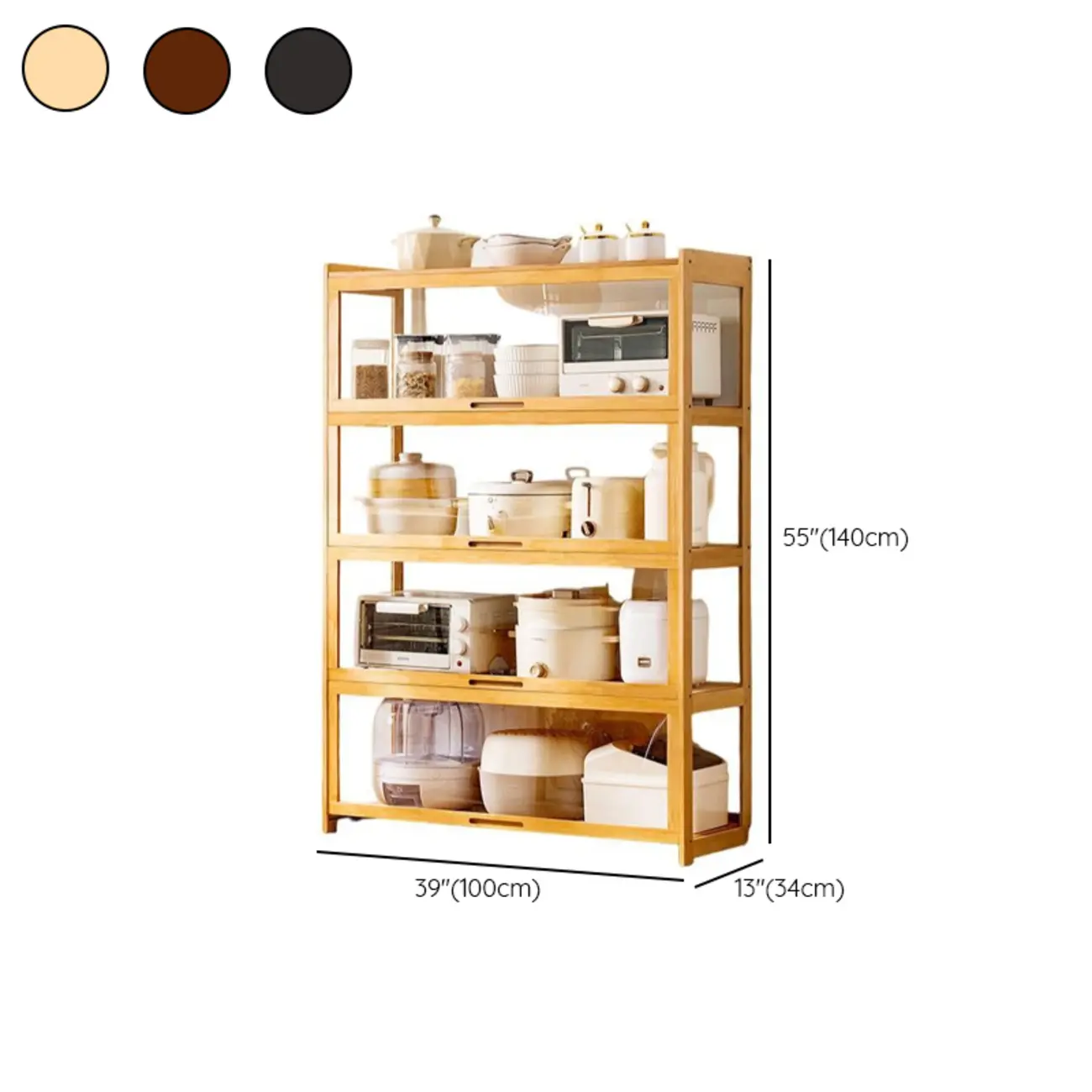 Bambusa Detached Modern Multifunctional Storage Sideboard Image - 27 | homeyfad