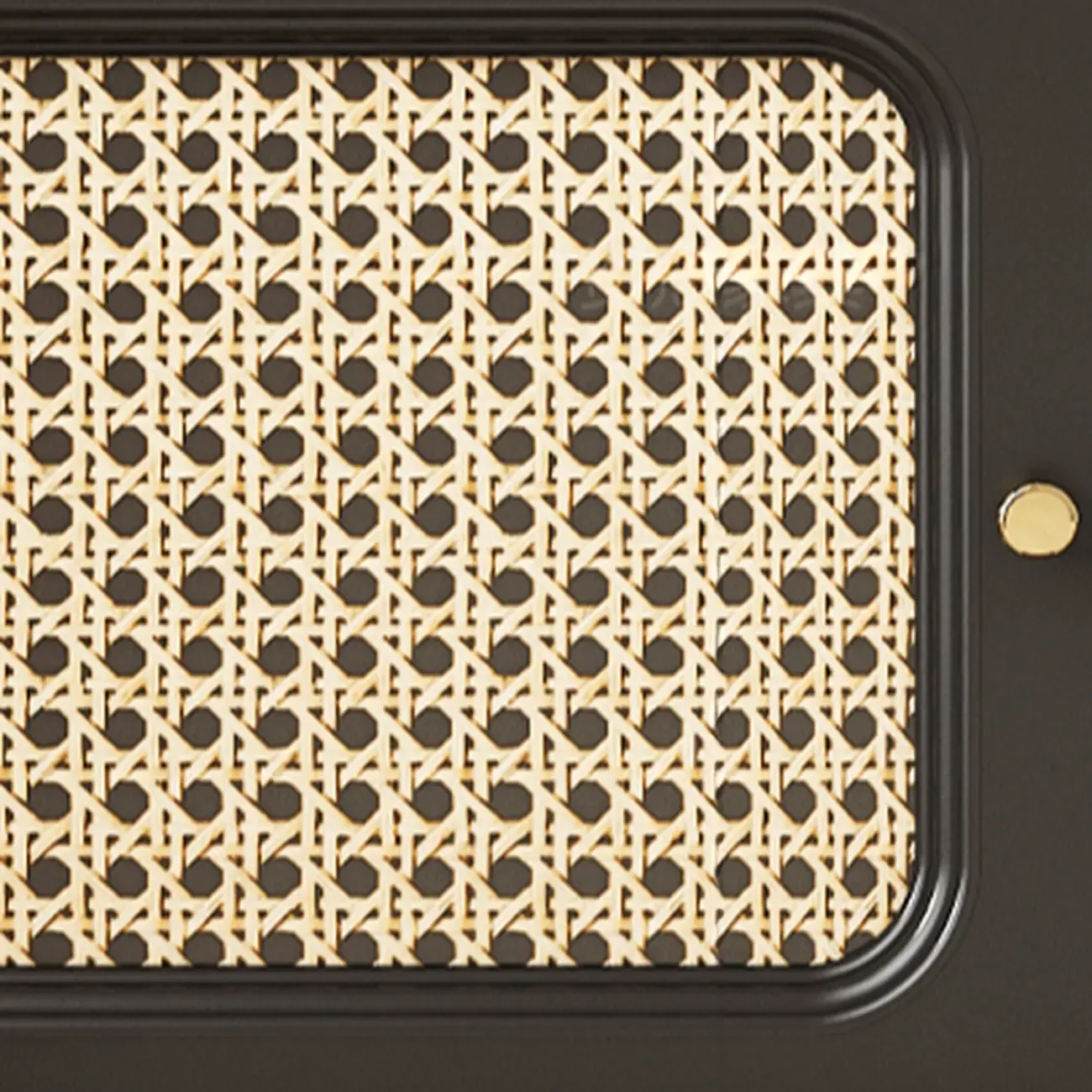 Ink Wood Mid-Century Modern TV Stand with Storage Image - 10