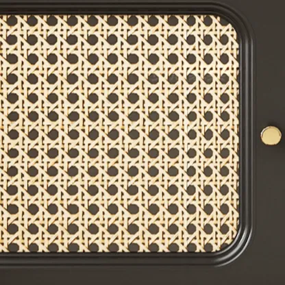 Ink Wood Mid-Century Modern TV Stand with Storage Image - 10